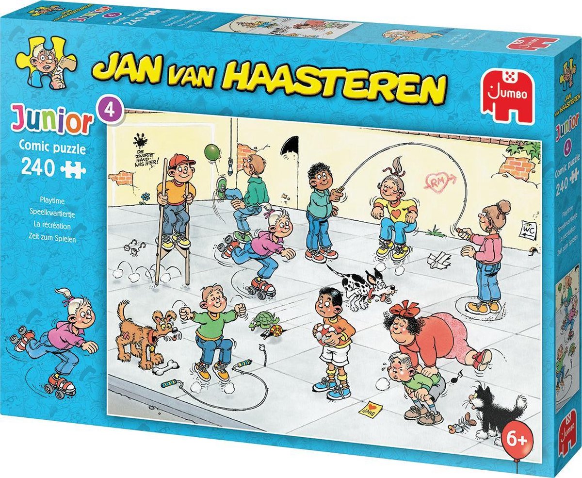 Jan van Haasteren Junior Speelkwartiertje puzzel - 240 stukjes - Kinderpuzzel — afbeelding 4