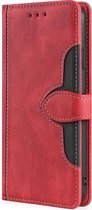 iPhone 11 Pro Book Case Hoesje met Magnetische Sluiting - TPU - PU Leer - Pasjeshouder - Apple iPhone 11 Pro - Rood