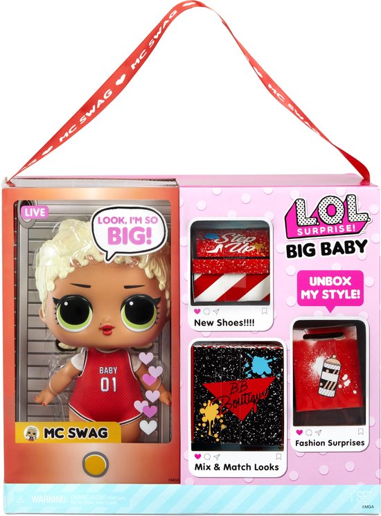 L.O.L. Surprise! Big Baby Doll- M.C. Swag