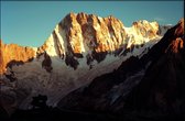 Walljar - Les Grandes Jorasses - Muurdecoratie - Poster