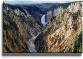 Walljar - Yellowstone National Park - Muurdecoratie - Canvas schilderij