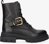 Tango | Neenah 3-a black leather boot buckle - black sole | Maat: 41