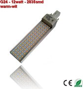 PL-G24d-12w-2835smd warm-Wit 1180 lumen "UITVERKOOP"