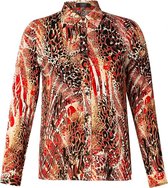 ES&SY Pimme Blouse - Red/Multi-Colour - maat 38