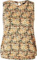 YEST Kayana Top - Fresh Orange/MultiCo - maat 46