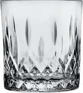 Clayre & Eef Waterglas Ø8*9cm 280 ml Grijs Glas Drinkbeker Drinkglas