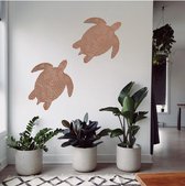 Zeeschildpad | houten wanddecoratie| Geproduceerd in Nederland | Kaboomlaser