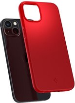 Spigen Thin Fit Apple iPhone 13 Hoesje Ultra Dun Back Cover Rood