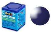 Revell Aqua #54 Night Blue - Gloss - RAL5022 - Acryl - 18ml Verf potje