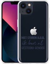 iPhone 13 Hoesje Niet Storen A.U.B. - Designed by Cazy