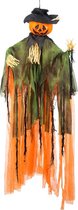 Halloween - Horror pompoen pop hangdecoratie 100 cm - Halloween versiering