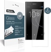 dipos I 2x Pantserfolie helder compatibel met Sony Xperia XA1 Plus Beschermfolie 9H screen-protector