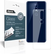 dipos I 2x Pantserfolie helder compatibel met Nokia 5.1 Plus Rückseite Beschermfolie 9H screen-protector