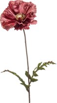 Kunstbloem Poppy 68 cm mauve