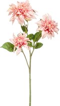 Kunstbloem Dahlia 65 cm roze