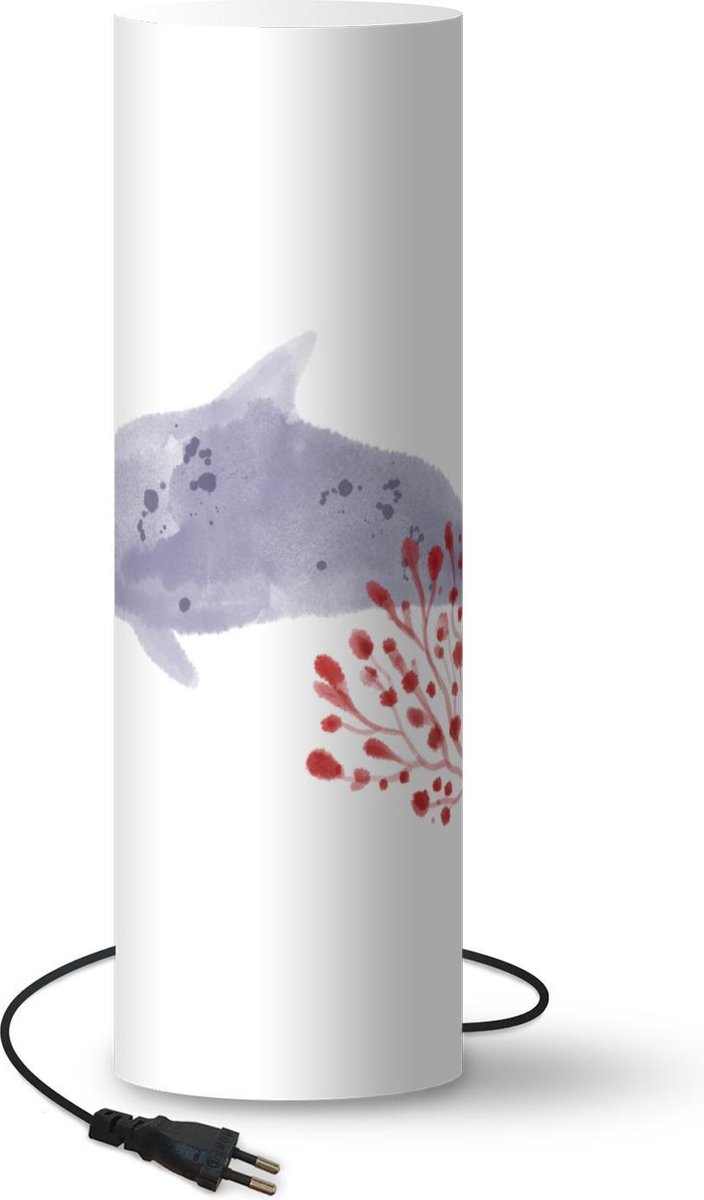 Lamptiger Tafellamp - Vis - Ø 16 Cm - E14 - Multicolor