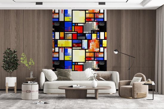 Papier peint - Papier peint photo - Mondrian - Oude Meesters - Largeur 160 cm x Hauteur 240 cm