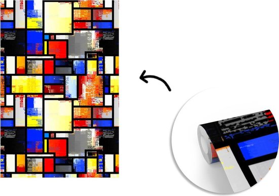 Papier peint - Papier peint photo - Mondrian - Oude Meesters - Largeur 160 cm x Hauteur 240 cm