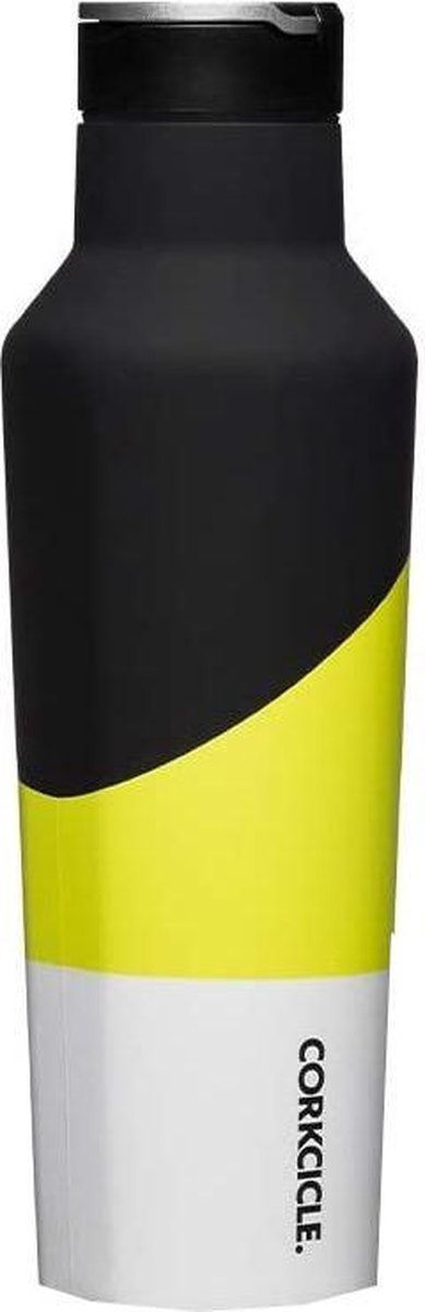 Corkcicle Drinkfles Sport Canteen Electric Yellow 600 Ml Rvs