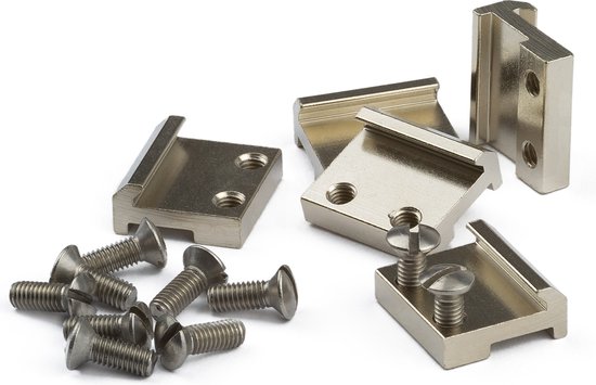 Massoth - Pinces à rail échelle G Nickelé 15mm 50/paquet (?/21) * - ensembles de modélisme, jouets de construction pour enfants, peinture de modèle et accessoires