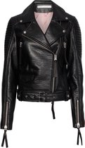 zoe karssen - dames -  ninouk bikerjack -  zwart - s