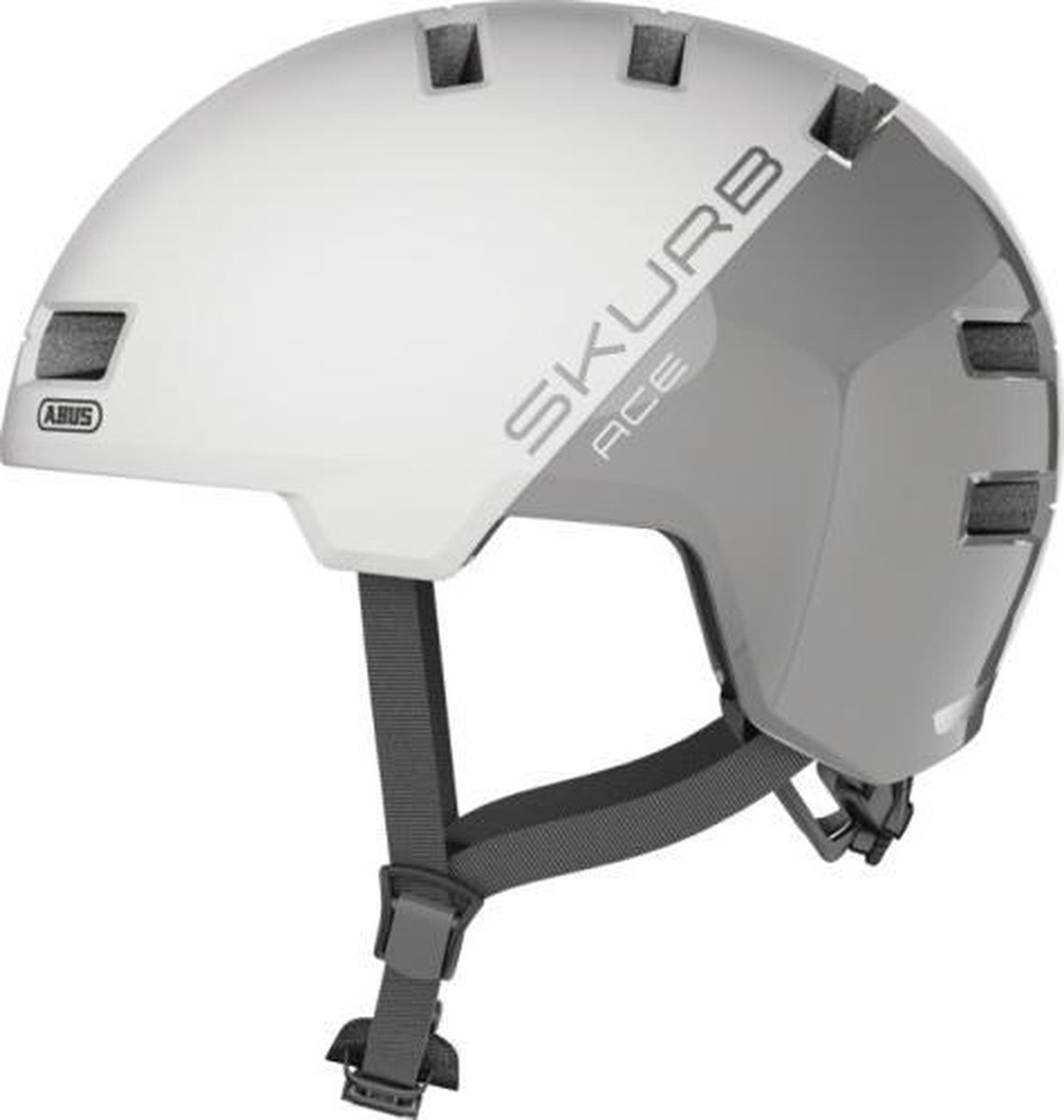 Abus Helm Skurb ACE L Silver White