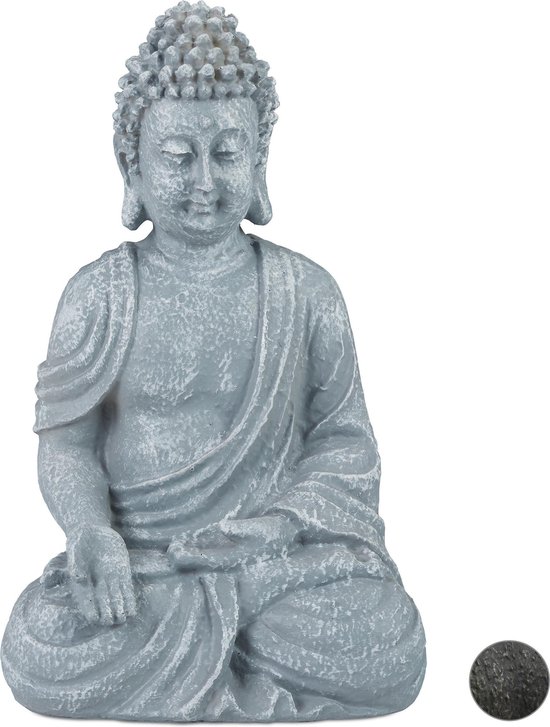 Zittend Boeddha Beeldje van 18 cm