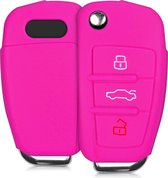 kwmobile autosleutel hoesje voor Audi 3-knops autosleutel - Autosleutel behuizing in roze