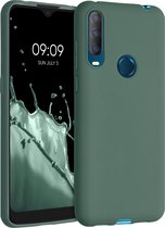 kwmobile telefoonhoesje voor Alcatel 1S (2020) - Hoesje voor smartphone - Back cover in blauwgroen