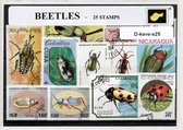 Kevers – Luxe postzegel pakket (A6 formaat) : collectie van 25 verschillende postzegels van kevers – kan als ansichtkaart in een A6 envelop - authentiek cadeau - kado tip - geschen