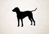 Silhouette hond - Bleu De Gascogne, Petit - XS - 24x30cm - Zwart - wanddecoratie