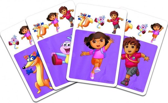 Thumbnail van een extra afbeelding van het spel kwartetspel Dora (NL)