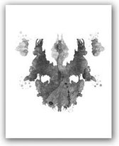 Rook Rorschach Waterverf Print Poster Wall Art Kunst Canvas Printing Op Papier Living Decoratie  LEEP-743
