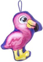 knuffel flamingo junior 20 cm pluche paars
