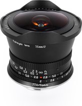 TT Artisan - Objectif de l'appareil photo - 7.5mm F2. 0 APS C pour Canon EOS R