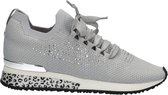 Lastrada knitted sneaker met steentjes