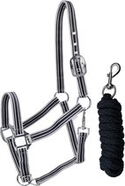 Horze Halsterset  Glarus - Donkerblauw - pony