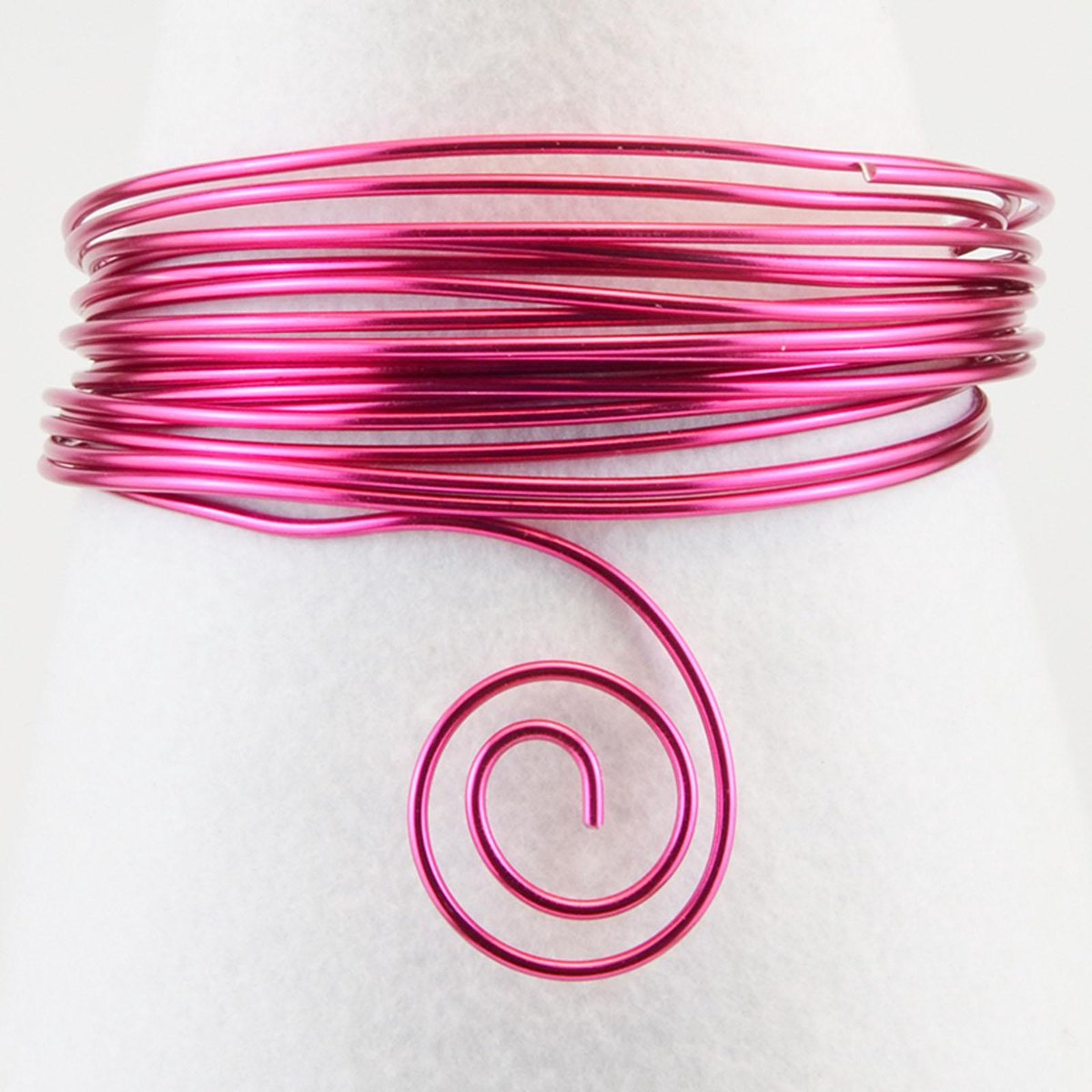 Vaessen Creative Aluminium Draad - 2mm - 50m - Sterk roze