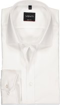 VENTI body fit overhemd - mouwlengte 72 cm - wit - Strijkvriendelijk - Boordmaat: 41