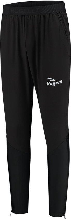 Foto: Rogelli evermore hardloopbroek heren sportbroek ideaal om voor en na een wedstrijd te dragen zwart maat m