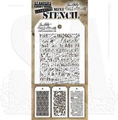 Tim Holtz layering mini stencil set nr. 49