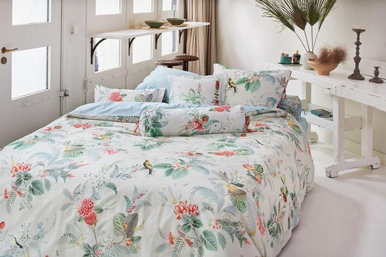 Pip Studio Floris - Housse de couette - double - 200x200 / 220 cm - Wit