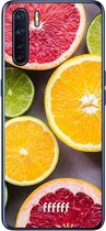 6F hoesje - geschikt voor OPPO A91 -  Transparant TPU Case - Citrus Fruit #ffffff