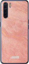 6F hoesje - geschikt voor OPPO A91 -  Transparant TPU Case - Sandy Pink #ffffff