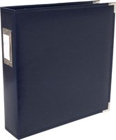 We R Memory Keepers Classic leather Album - 27.9x21.6cm Navy Blauw