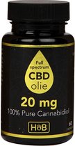 CBD Olie 20mg - 60 Capsules - Vegan - Holland & Barrett