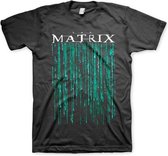 The Matrix Heren Tshirt -4XL- The Matrix Zwart