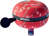 Basil Wanderlust Big Bell - Luxe Fietsbel - 80 millimeter - Vintage red