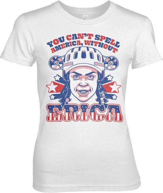 Stranger Things Dames Tshirt -2XL- You Can't Spell America Without Erica Wit