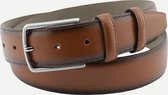 Steppin' Out Mannen  Dress Belt Cognac Leer Maat: 100